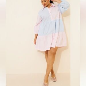 Maeve The Bettina Mix Stripe Dress